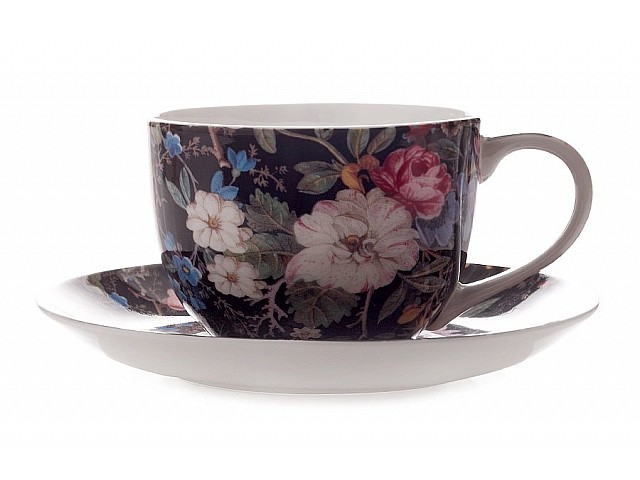 Чашка с блюдцем Полночные цветы Maxwell & Williams