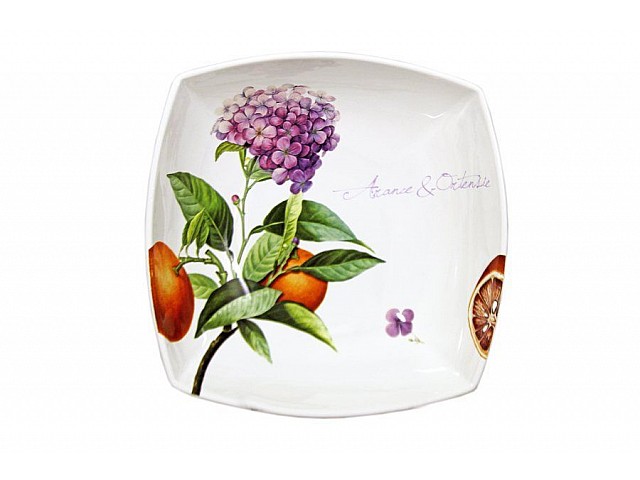 Салатник Гортензия и апельсины Ceramiche Viva 24 см
