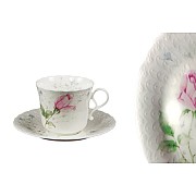Набор: 6 чашек + 6 блюдец Апрельская роза Narumi