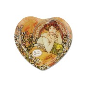 Тарелка в форме сердца Carmani Топаз (Альфонс Муха)