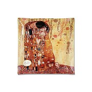 Тарелка квадратная Carmani Поцелуй (Густав Климт) 30 см