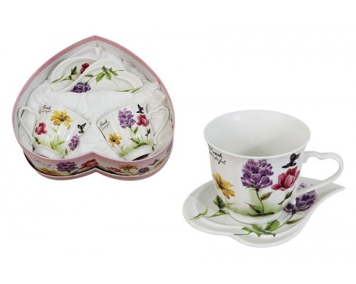Набор: 2 чашки + 2 блюдца Цветочный аромат Colombo