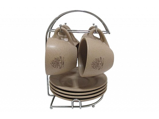 Чайный набор на подставке Дерево жизни Terracotta 0,2 л