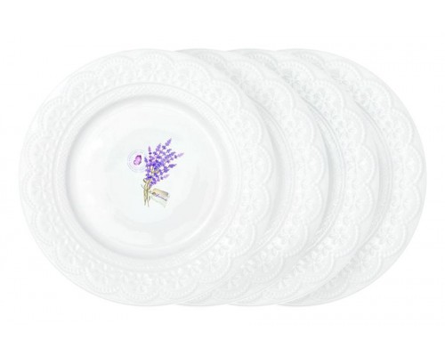 Набор из 4-х тарелок Кружева R2S