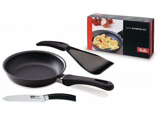 Сковорода для завтрака с ножом и лопаткой Fissler 16 см