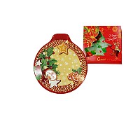 Тарелка Carmani Новогодняя коллекция круглая