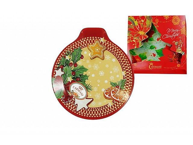 Тарелка Carmani Новогодняя коллекция круглая