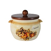 Банка для сыпучих продуктов с крышкой LCS Зимние яблоки 2 л