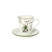 Чашка с блюдцем Букет LF Ceramic