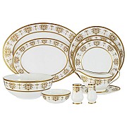 Обеденный сервиз Тиара Голд Narumi на 6 персон 27 предметов