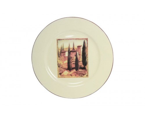 Закусочная тарелка Итальянская деревня Terracotta