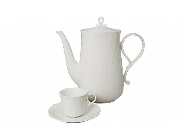 Кофейный сервиз Шелк Narumi на 6 персон 16 предметов