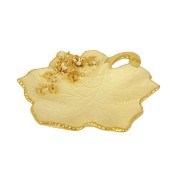 Блюдо декоративное Виноградный лист Bruno Costenaro