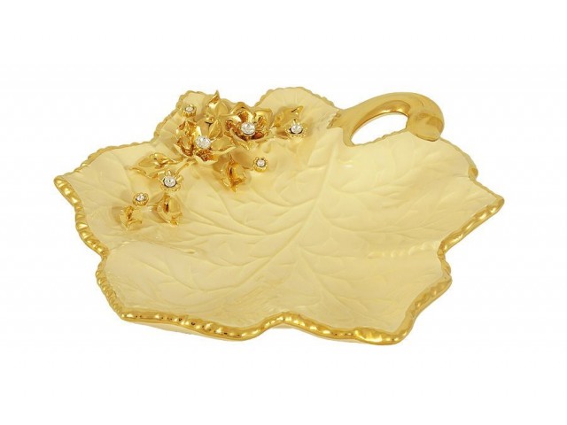 Блюдо декоративное Виноградный лист Bruno Costenaro