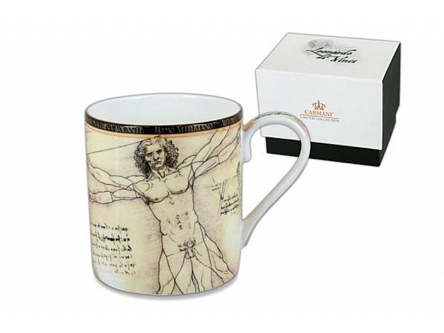 Кружка Carmani Витрувианский человек (Да Винчи) 0,38 л