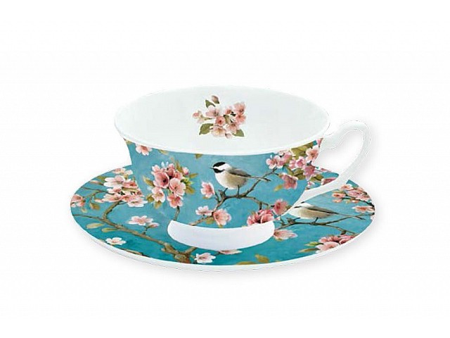 Чашка с блюдцем Сакура Easy Life R2S 0,18 л