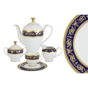 Чайный сервиз Императорский (кобальт) Midori 23 предмета на 6 персон