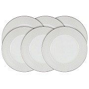 Набор из 6 обеденных тарелок Narumi Бриз (Ruﬄe)