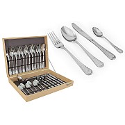 Набор столовых приборов на 6 персон Flora silver Giorinox