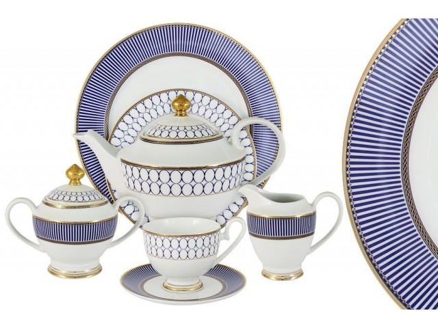 Чайный сервиз Адмиралтейский Midori 42 предмета на 12 персон