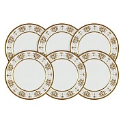 Набор из 6 тарелок Тиара Голд Narumi