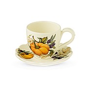 Чашка с блюдцем Тыква Nuova Cer