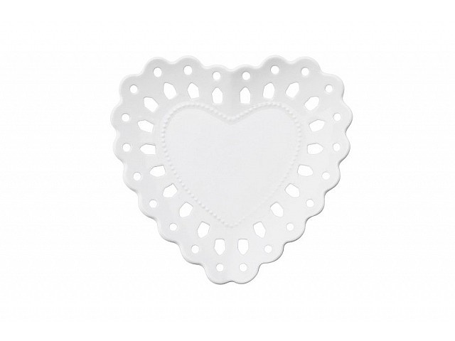 Тарелка (сердце) Лилия 13 см Maxwell & Williams, малая