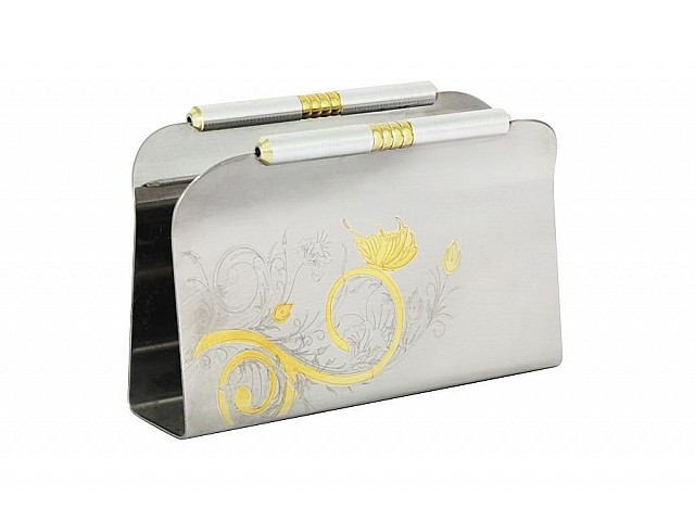 Салфетница Голд Флауэр Giorinox