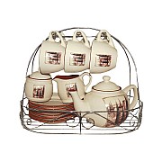 Чайный сервиз Итальянская деревня Terracotta 0,2 л