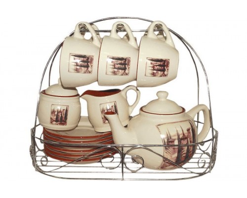 Чайный сервиз Итальянская деревня Terracotta 0,2 л