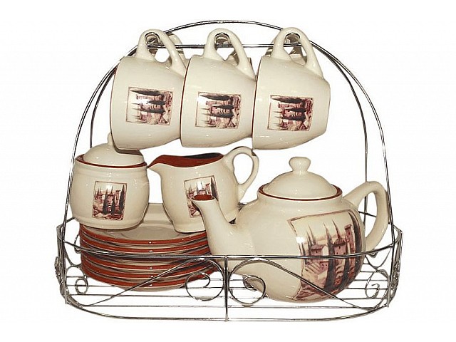 Чайный сервиз Итальянская деревня Terracotta 0,2 л