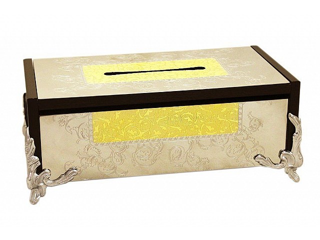 Шкатулка для салфеток Dubai Gold/Silver Giorinox