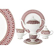 Чайный сервиз Фортуна Emily на 12 персон 40 предметов