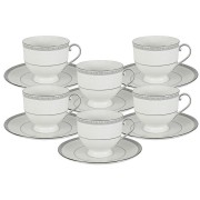 Набор: 6 чашек + 6 блюдец Луна Narumi