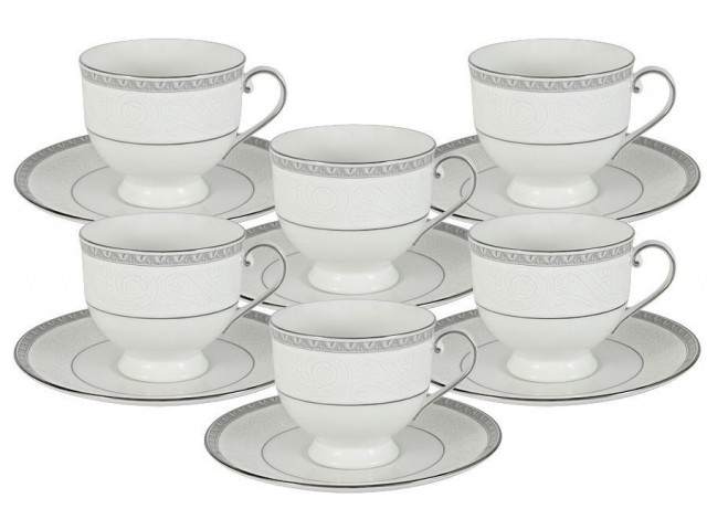 Набор: 6 чашек + 6 блюдец Луна Narumi