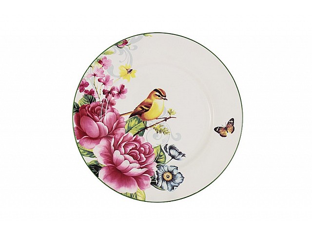 Тарелка Цветы и птицы Imari