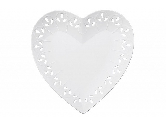 Тарелка (сердце) Лилия 22 см Maxwell & Williams