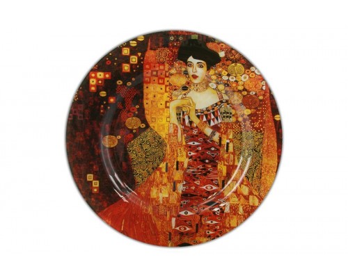 Тарелка Carmani Золотая Адель (Густав Климт) 25 см
