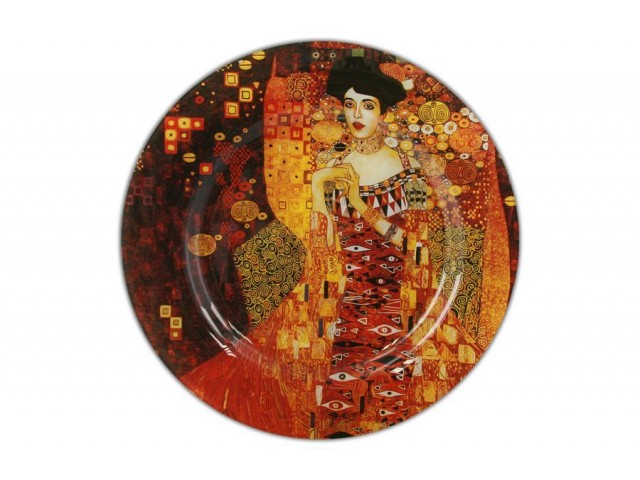 Тарелка Carmani Золотая Адель (Густав Климт) 25 см