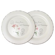 Набор из 2-х обеденных тарелок Воспоминания LF Ceramic