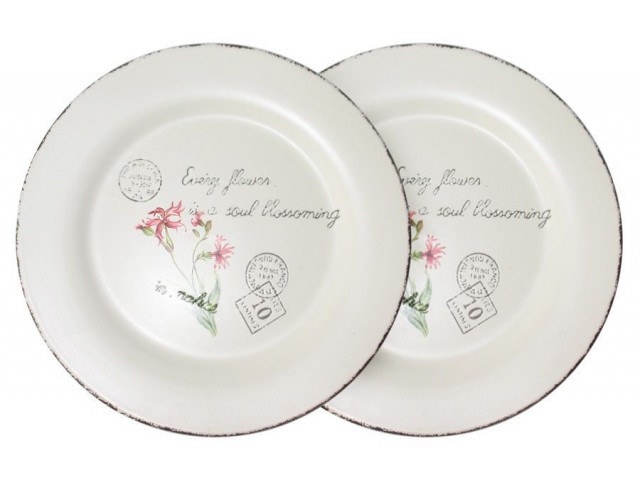 Набор из 2-х обеденных тарелок Воспоминания LF Ceramic