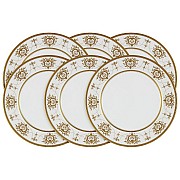 Набор из 6 обеденных тарелок Тиара Голд Narumi