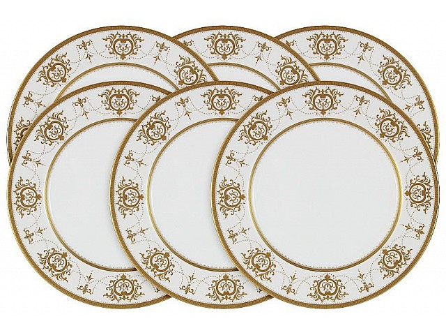 Набор из 6 обеденных тарелок Тиара Голд Narumi
