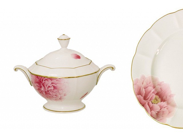 Сахарница с крышкой Пион Narumi