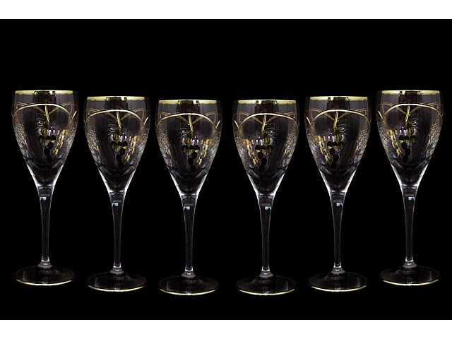 Набор 6 хрустальных бокалов для вина Тоскана Same
