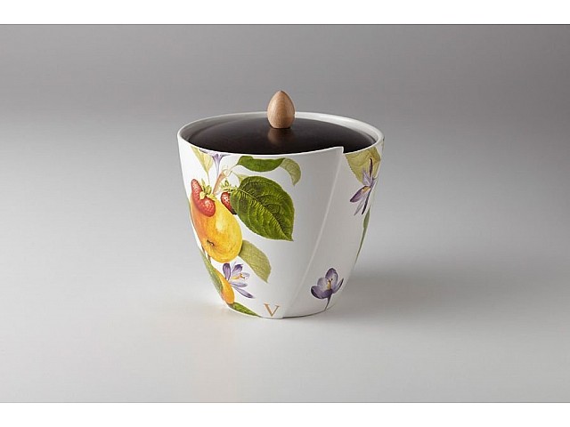 Банка для сыпучих продуктов (большая) Фруктовая фантазия Ceramiche Viva