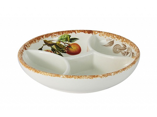 Менажница круглая Апельсины LCS