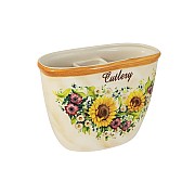 Банка-подставка под кухонные инструменты Подсолнухи Италии LCS