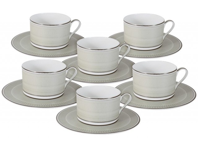 Чайный набор Naomi Маренго: 6 чашек + 6 блюдец