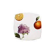 Тарелка десертная Гортензия и апельсины Ceramiche Viva